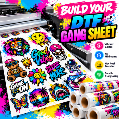 Build Your DTF Gang Sheet